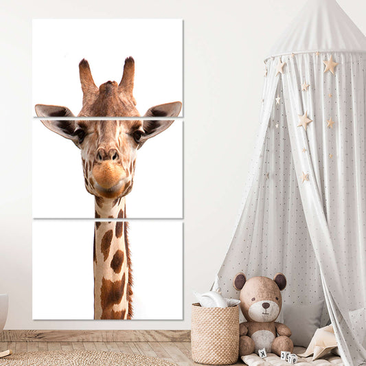 Cute Baby Giraffe Wall Art Canvas-Stunning Canvas Prints