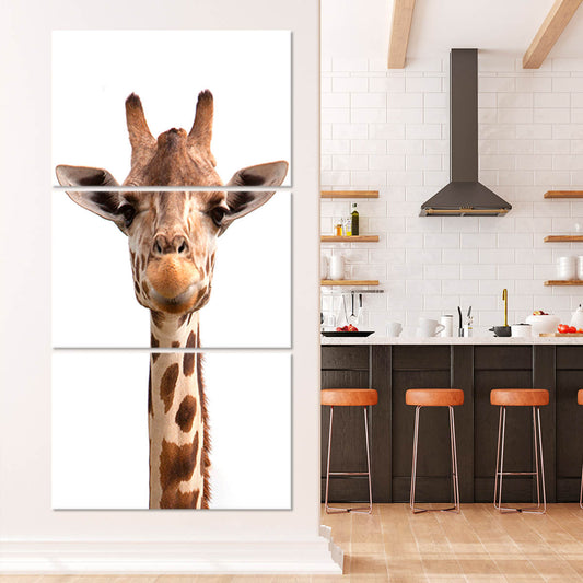 Cute Baby Giraffe Wall Art Canvas-Stunning Canvas Prints