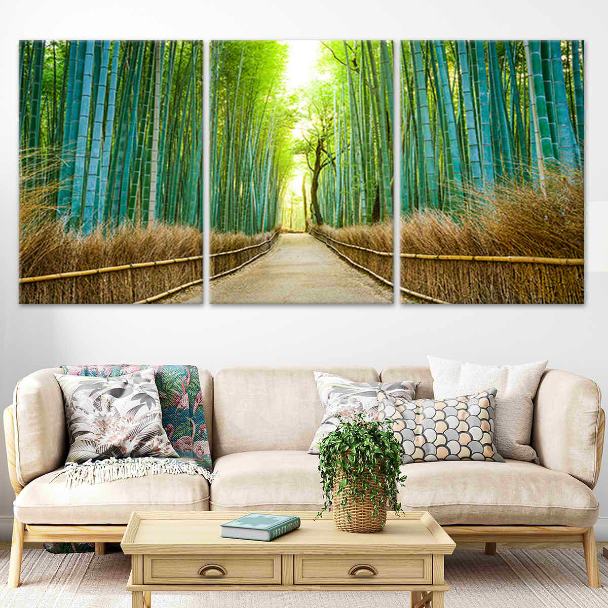 Bamboo Forest Wall Art Canvas-Stunning Canvas Prints