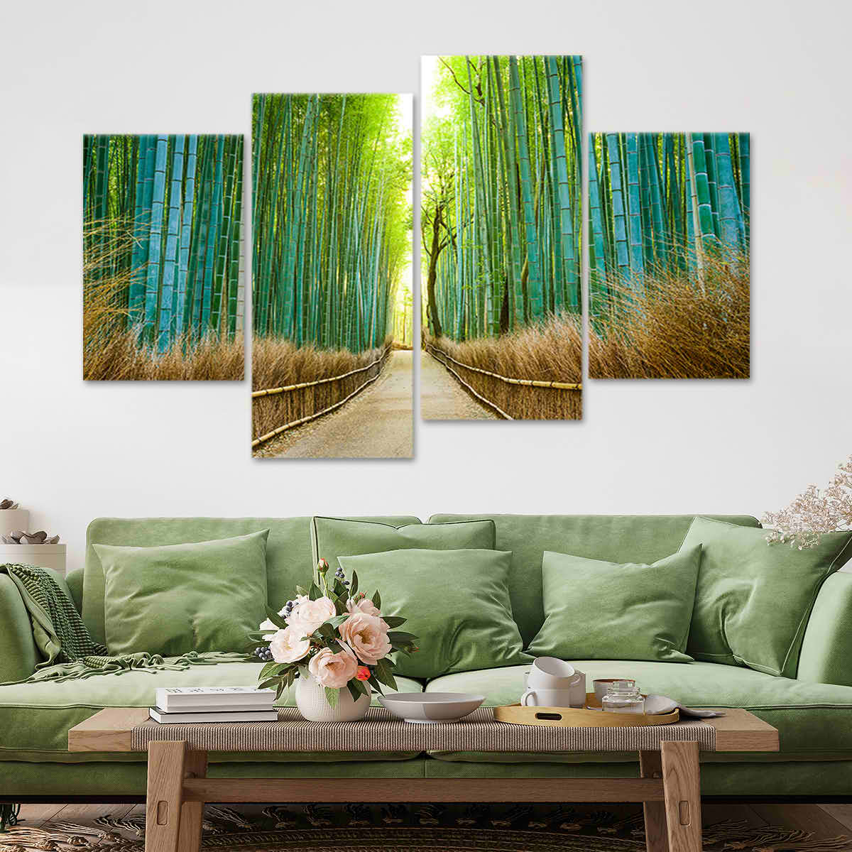 Bamboo Forest Wall Art Canvas-Stunning Canvas Prints