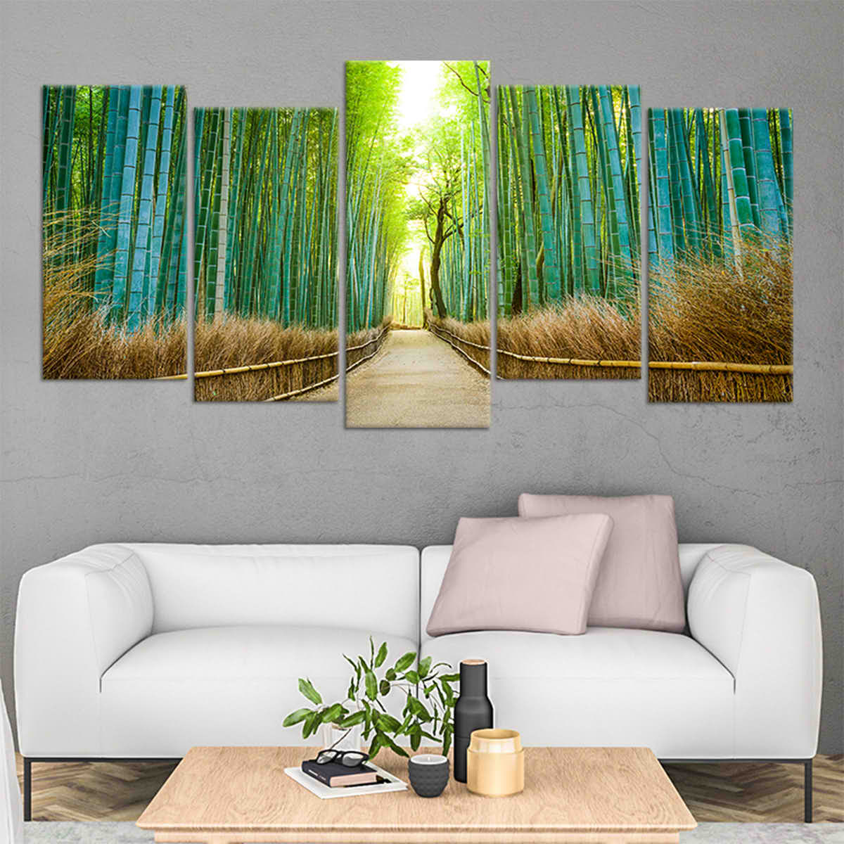 Bamboo Forest Wall Art Canvas-Stunning Canvas Prints