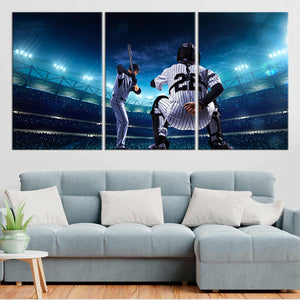 Baseball Game Wall Art Canvas Print-Stunning Canvas Prints