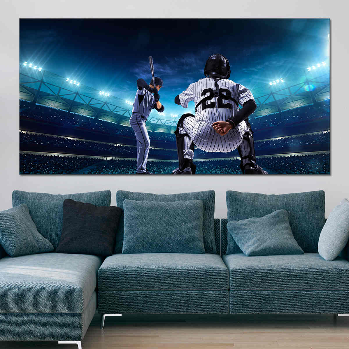 Baseball Game Wall Art Canvas Print-Stunning Canvas Prints