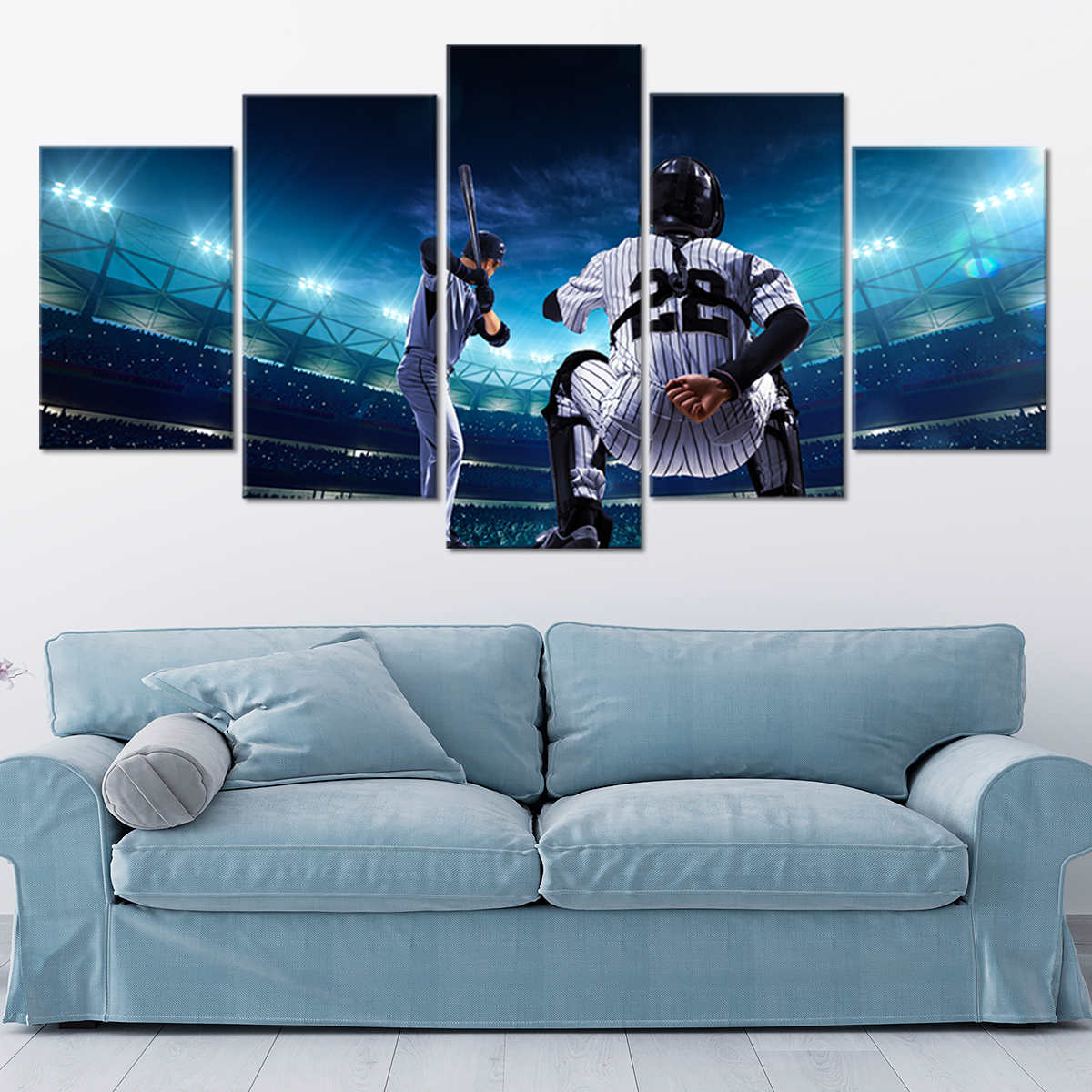 Baseball Game Wall Art Canvas Print-Stunning Canvas Prints