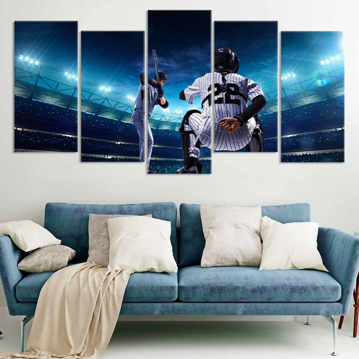 Baseball Game Wall Art Canvas Print-Stunning Canvas Prints