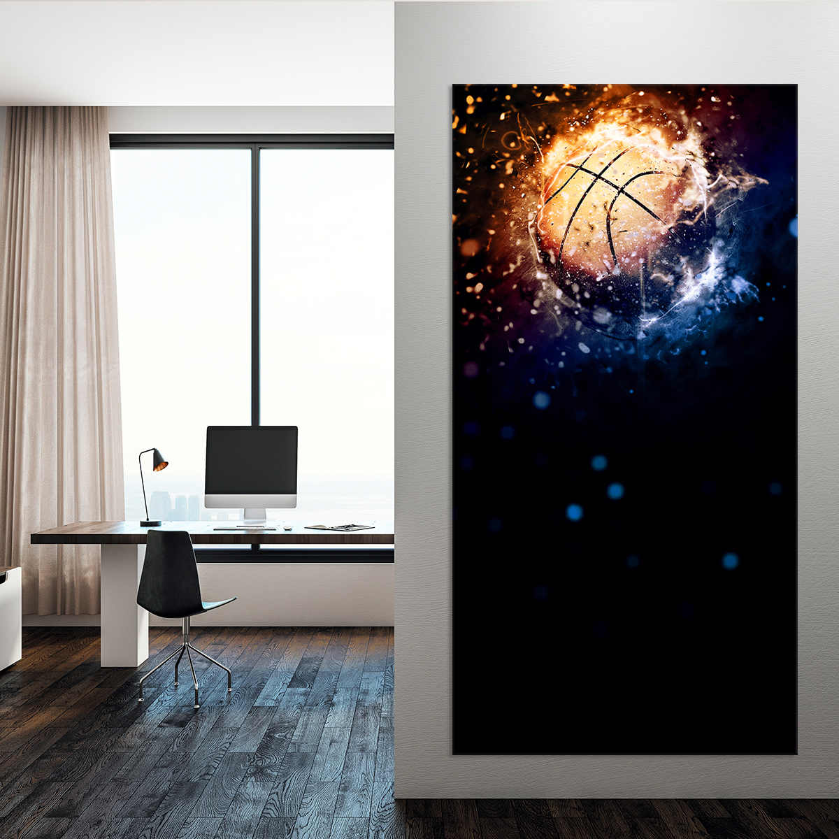 Abstract Basketball Wall Art Canvas Print-Stunning Canvas Prints