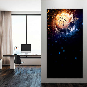 Abstract Basketball Wall Art Canvas Print-Stunning Canvas Prints