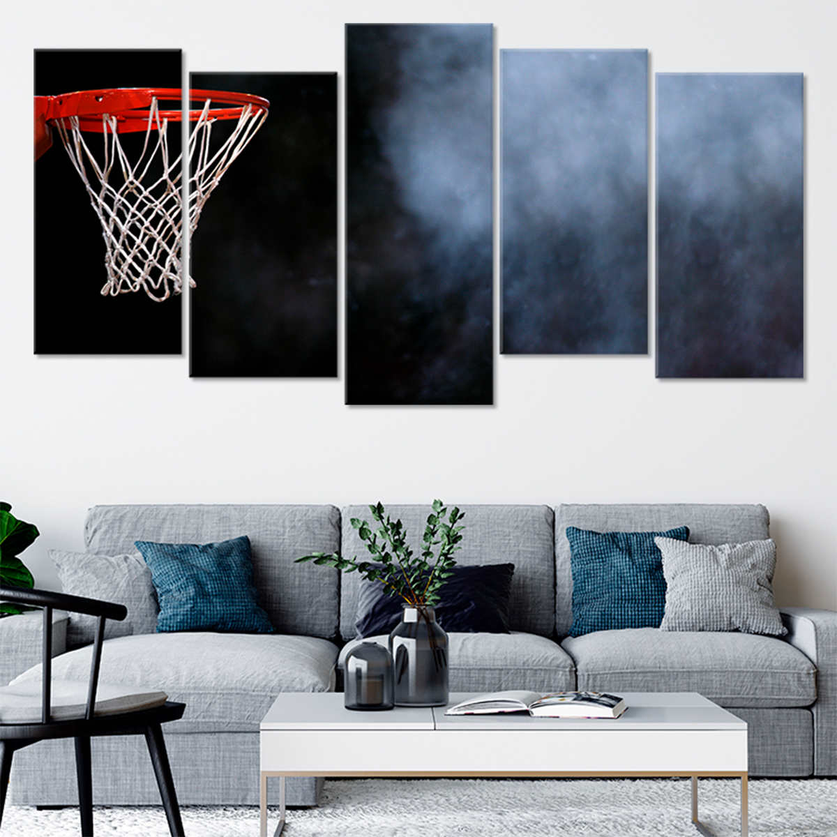 Basketball Hoop Wall Art Canvas Print-Stunning Canvas Prints