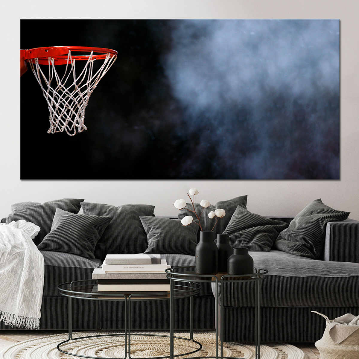 Basketball Hoop Wall Art Canvas Print-Stunning Canvas Prints