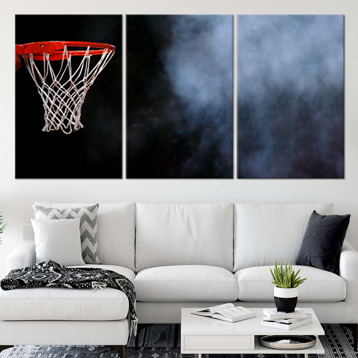 Basketball Hoop Wall Art Canvas Print-Stunning Canvas Prints