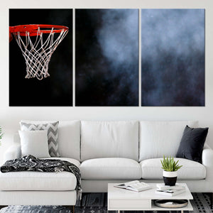 Basketball Hoop Wall Art Canvas Print-Stunning Canvas Prints