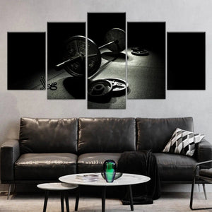 Weightlifting Training Wall Art Canvas Print-Stunning Canvas Prints