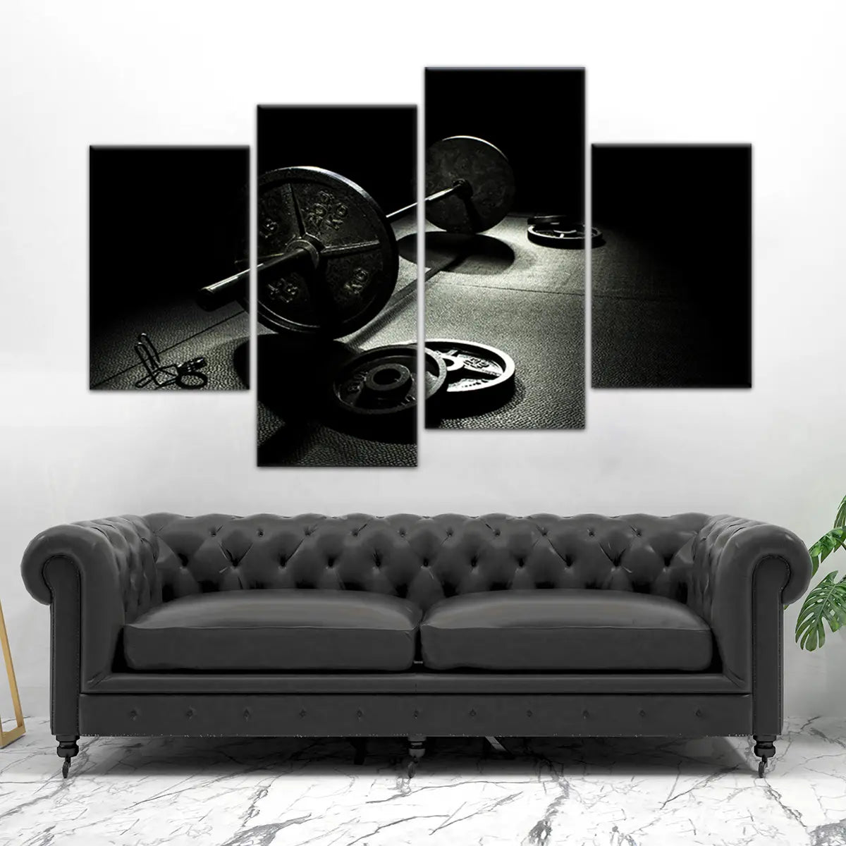 Weightlifting Training Wall Art Canvas Print-Stunning Canvas Prints