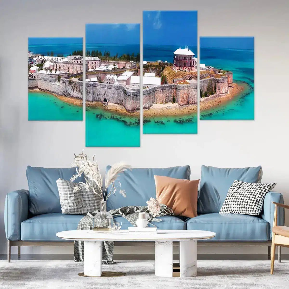 Bermuda Fort Wall Art Canvas-Stunning Canvas Prints