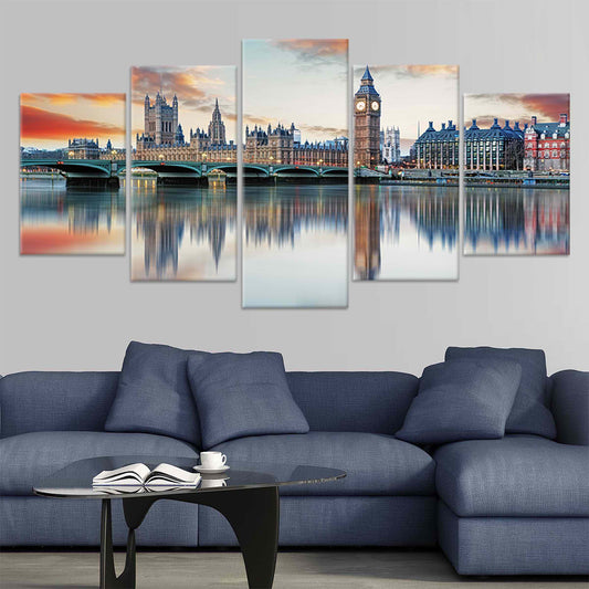 Big Ben Skyline Wall Art Canvas-Stunning Canvas Prints