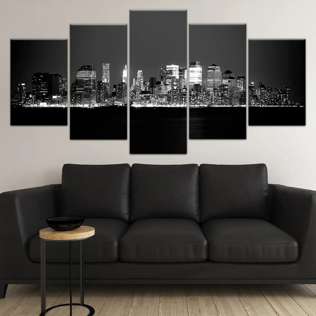 Black And White New York Skyline Wall Art Canvas-Stunning Canvas Prints