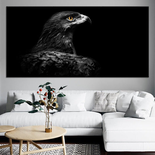 Black Eagle Wall Art Canvas-Stunning Canvas Prints