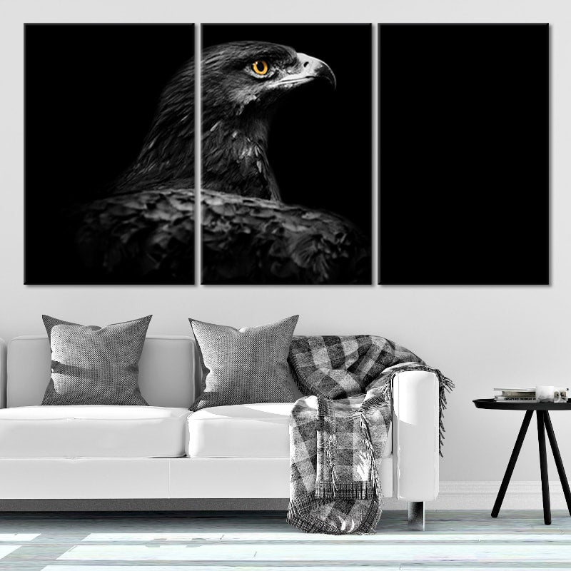 American Flag Eagle Canvas Set Wall Art l by Stunning Canvas Prints