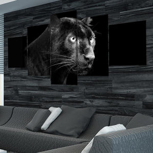 Wild Black Panther Wall Art: Large Canvas Print, Art Prints & Paintings