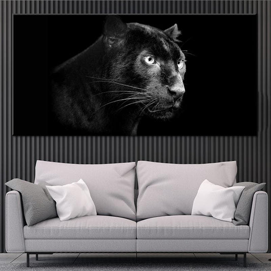 Wild Black Panther Wall Art Canvas-Stunning Canvas Prints