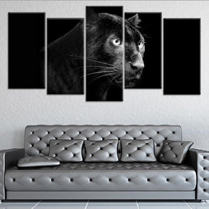 Wild Black Panther Wall Art Canvas-Stunning Canvas Prints