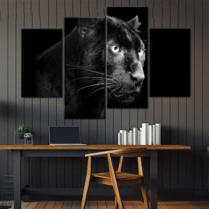 Wild Black Panther Wall Art Canvas-Stunning Canvas Prints