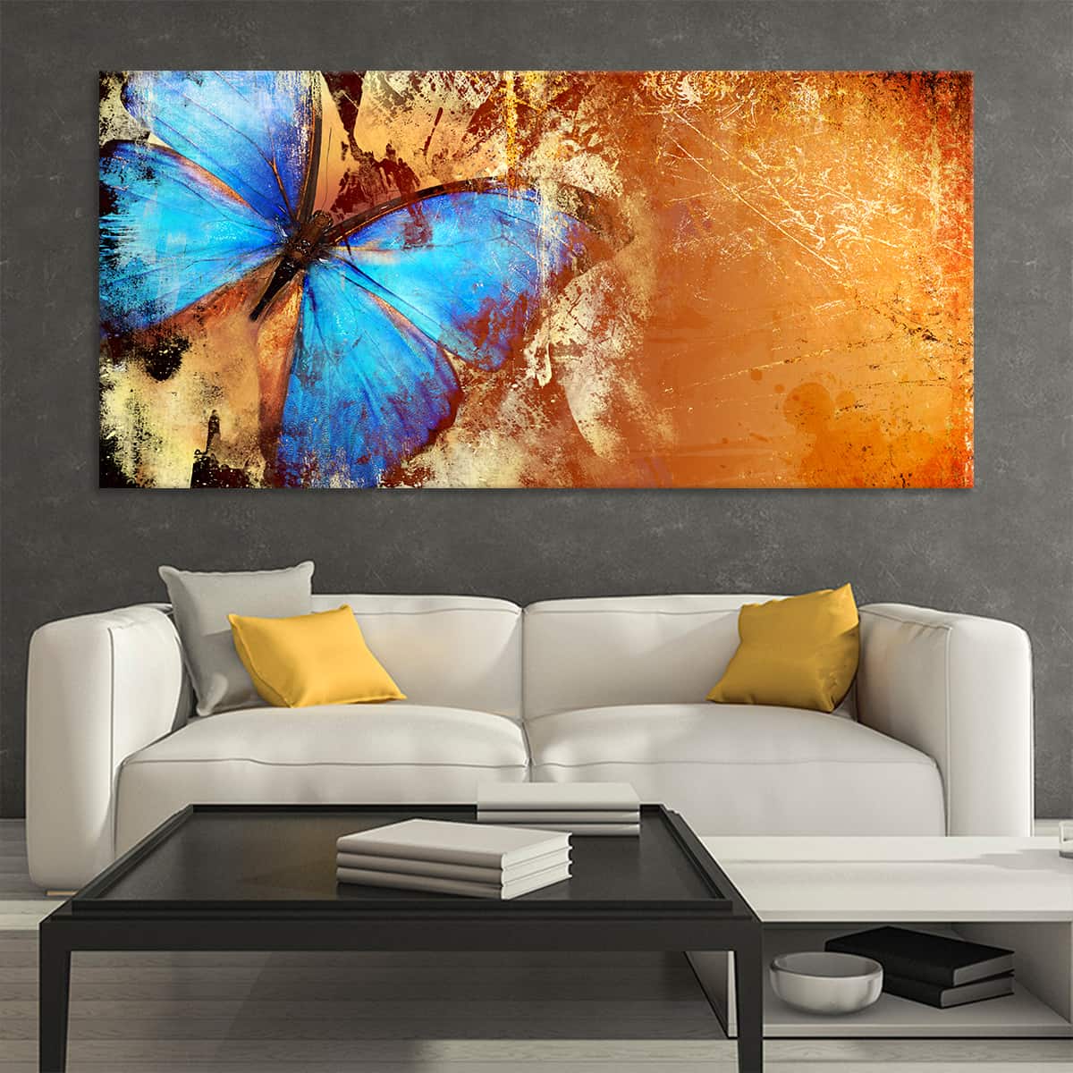 Abstract Butterfly Wall Art Canvas-Stunning Canvas Prints