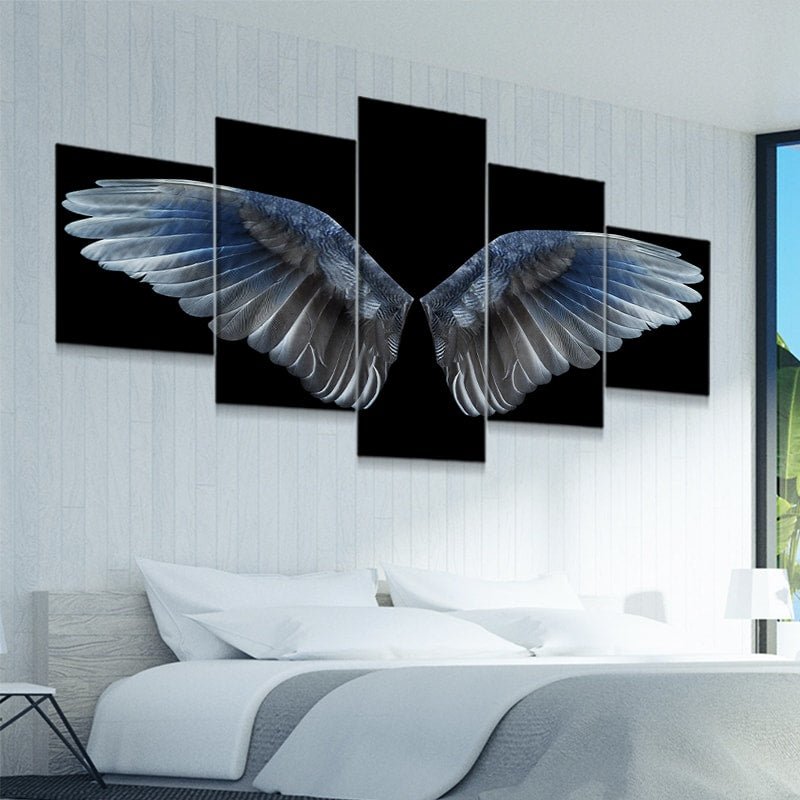 Blue Wings Wall Art Canvas-Stunning Canvas Prints