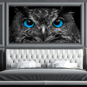 Grey Owl Wall Art Canvas-Stunning Canvas Prints