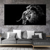 Black And White Lion Wall Art Canvas-Stunning Canvas Prints