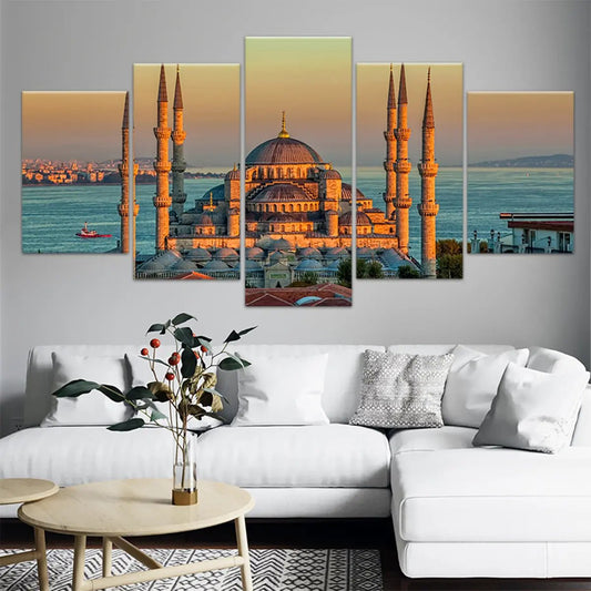 The Blue Mosque Wall Art Canvas Print-Stunning Canvas Prints