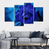 Royal Blue Rose Wall Art Canvas Print-Stunning Canvas Prints