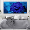 Royal Blue Rose Wall Art Canvas Print-Stunning Canvas Prints