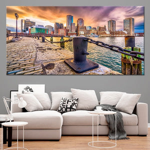 Boston Skyline Wall Art Canvas-Stunning Canvas Prints