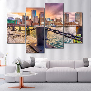 Boston Skyline Wall Art Canvas-Stunning Canvas Prints