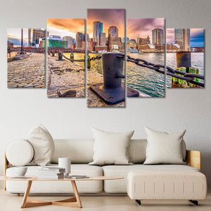 Boston Skyline Wall Art Canvas-Stunning Canvas Prints