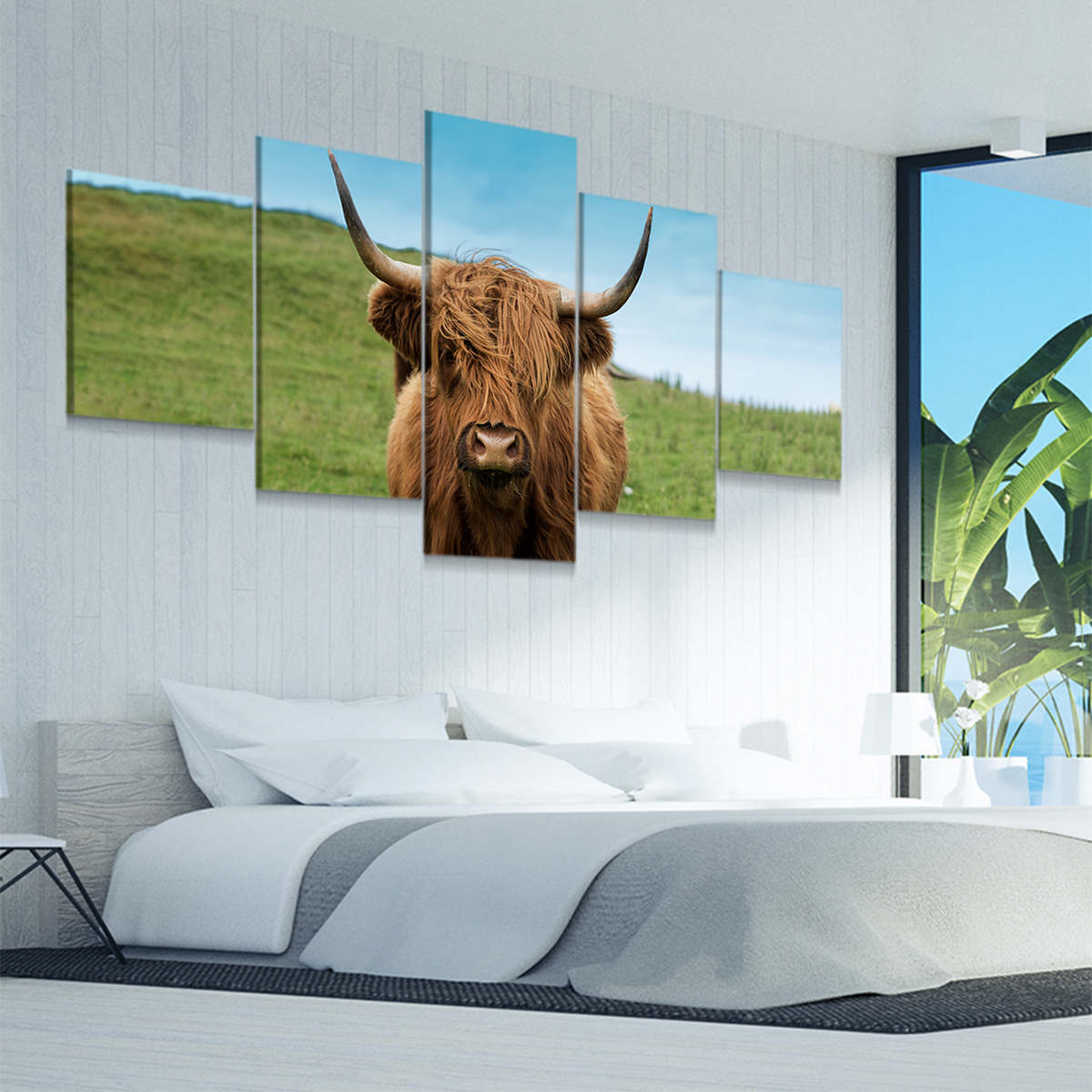 Scottish Hairy Cow Wall Art Canvas-Stunning Canvas Prints