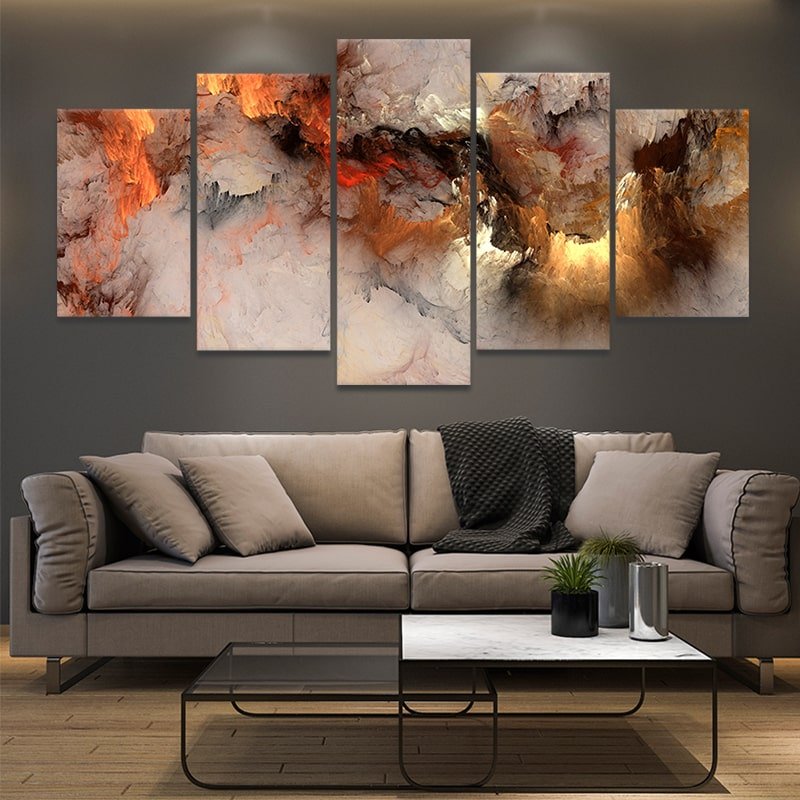 Extra Large Abstract Wall Art For Living Room Wall, Abstract Clouds, large modern art prints