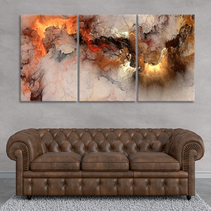 Extra Large Abstract Wall Art For Living Room Wall, Abstract Clouds, large modern art prints