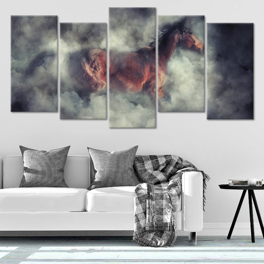 Mystic Stallion Horse Wall Art Canvas-Stunning Canvas Prints