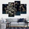 Gautama Buddha Om Wall Art Canvas Print-Stunning Canvas Prints