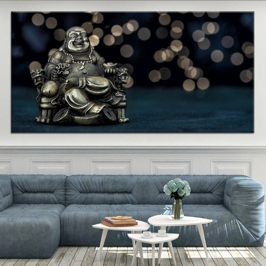 Gautama Buddha Om Wall Art Canvas Print-Stunning Canvas Prints