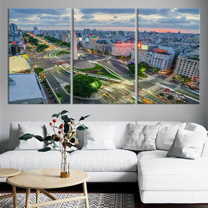 Buenos Aires Skyline Wall Art Canvas-Stunning Canvas Prints