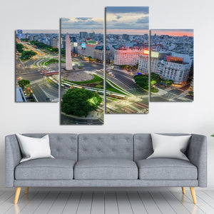 Buenos Aires Skyline Wall Art Canvas-Stunning Canvas Prints