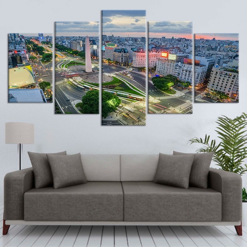 Buenos Aires Skyline Wall Art Canvas-Stunning Canvas Prints