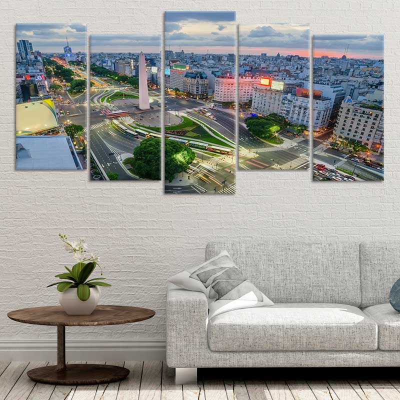 Buenos Aires Skyline Wall Art Canvas-Stunning Canvas Prints