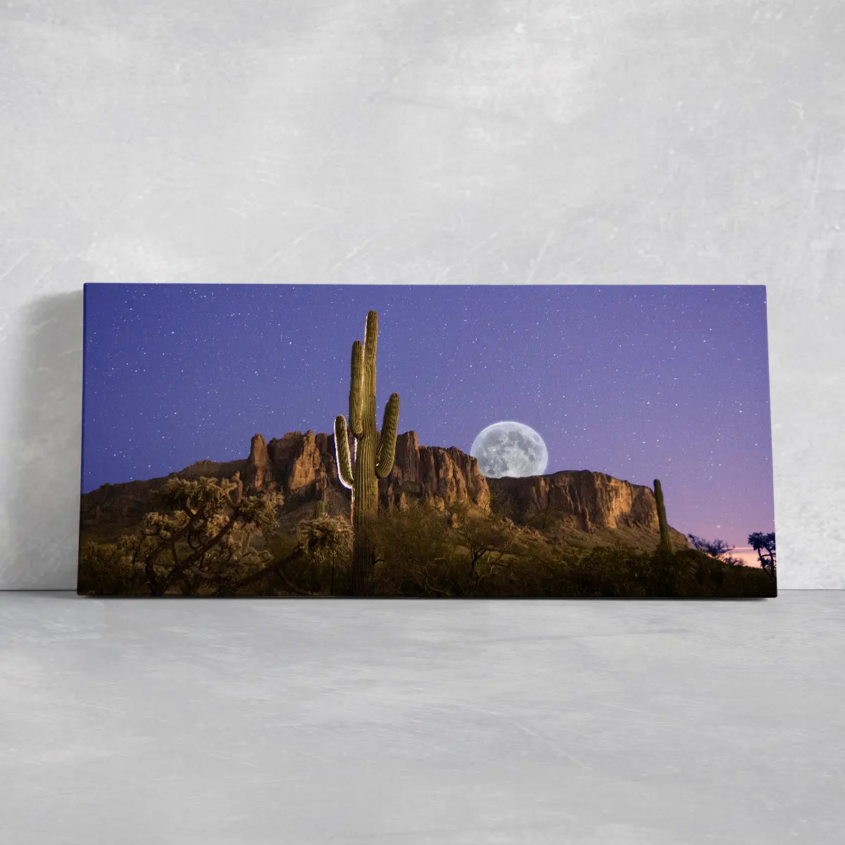 Arizona Superstition Mountains Wall Art Canvas-Stunning Canvas Prints