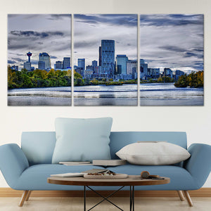 Calgary Alberta Skyline Wall Art Canvas-Stunning Canvas Prints