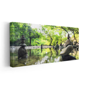 Zen Rock Garden Wall Art Canvas-Stunning Canvas Prints