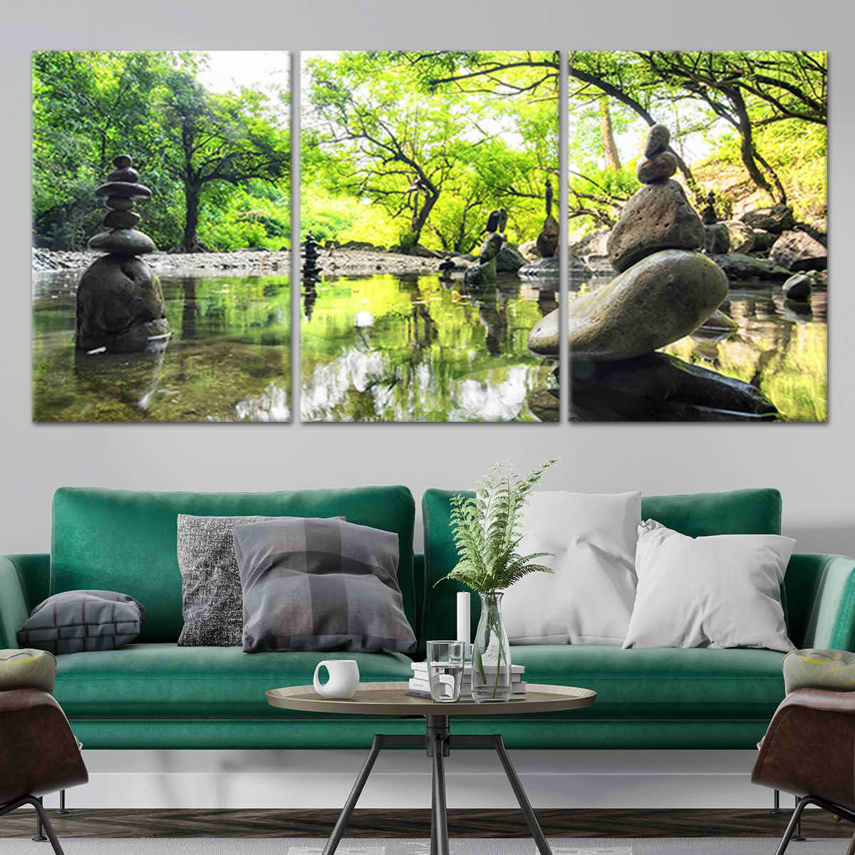 Zen Rock Garden Wall Art Canvas-Stunning Canvas Prints